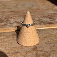 Image 1 of Simple Silver Drop Ring #1