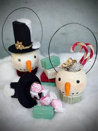 Image 3 of Let's Make Snowman Candy Containers kit