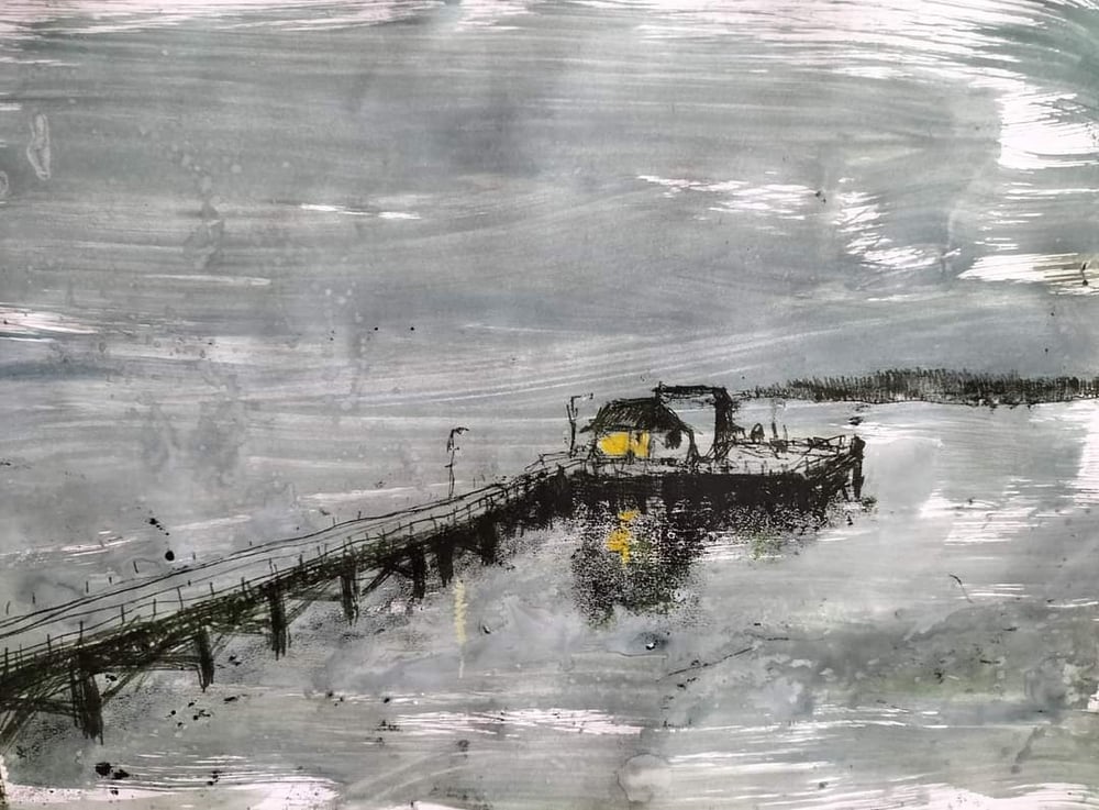 Image of Kilcreggan Pier at Dusk