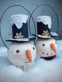 Image 2 of Let's Make Snowman Candy Containers kit