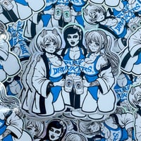 Image 1 of Blue Swimsuit Sticker Set