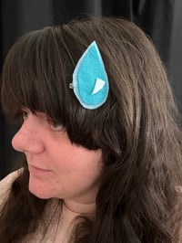 Image 3 of Anime Sweat Drop Hair Clip 