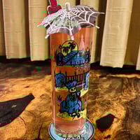 Image 2 of LAST CALL! 14 oz Full Color Zombie Tiki Collins Cocktail Glass