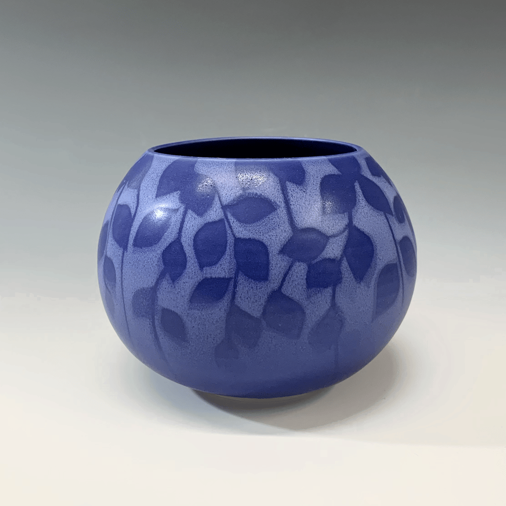 Image of Blue Vines Small Jar 