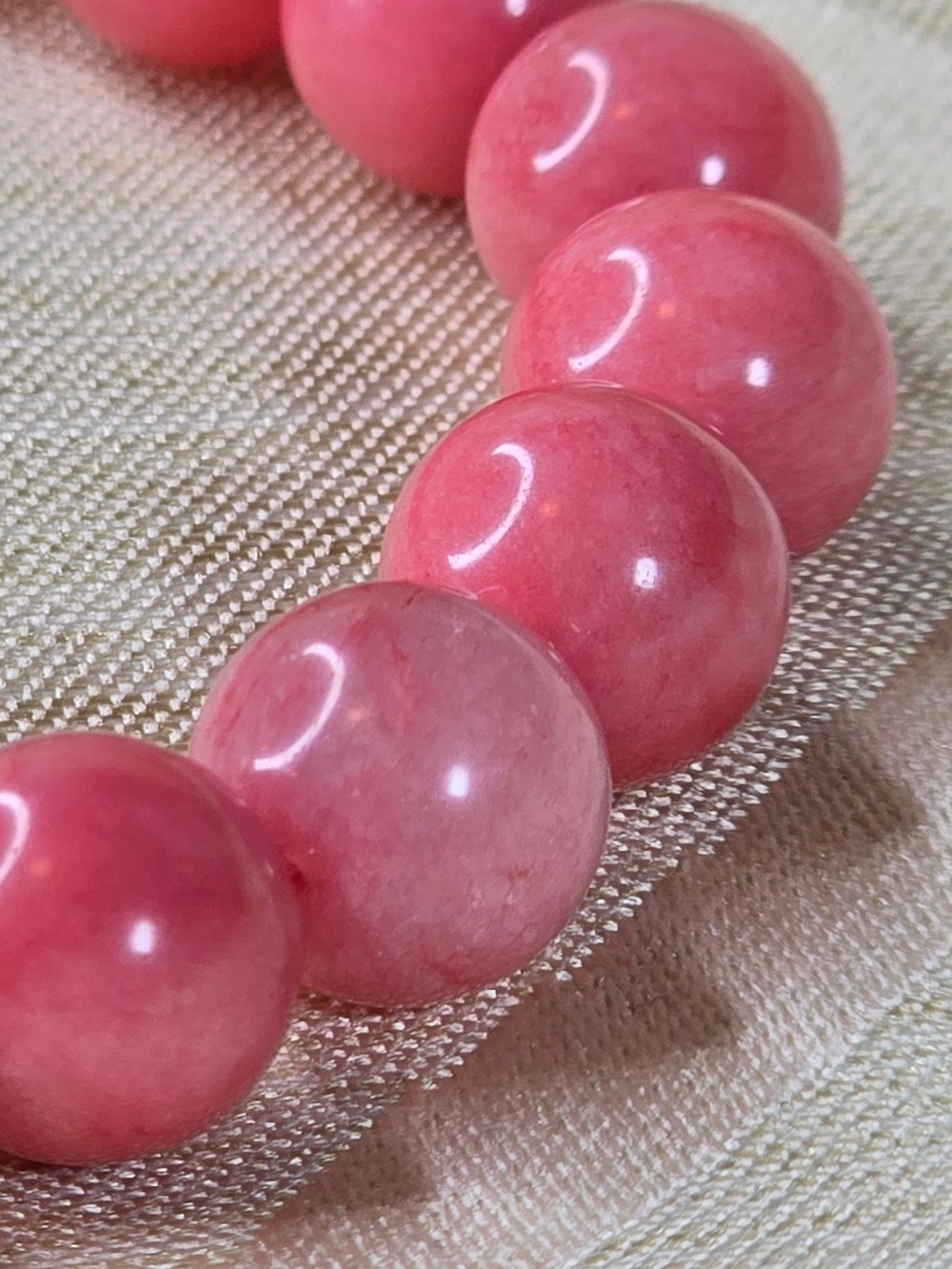 Image of Thulite Natural Healing Beaded Bracelet