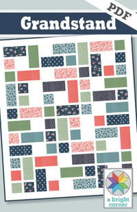 Image 1 of Grandstand quilt pattern - PDF version