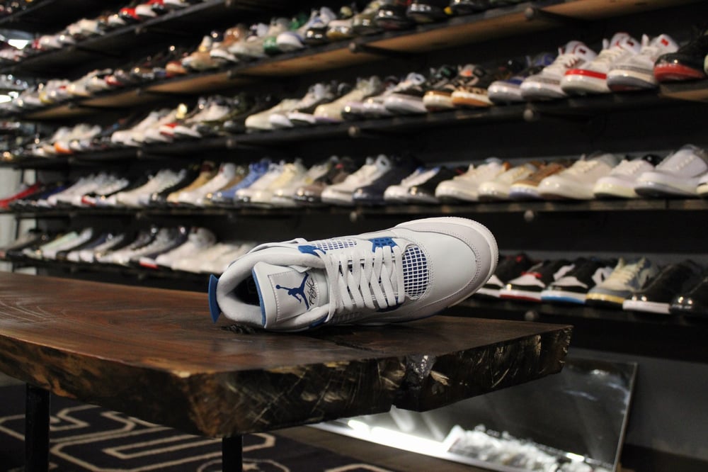 Air Jordan IV (4) "White/Industrial Blue"