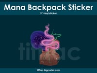 Mana Backpack Sticker