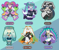 Image 4 of Project Voltage Pokemiku Acrylic Charms [PRE-ORDER]