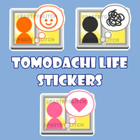 Tomodachi Life Window Stickers [PRE-ORDER]