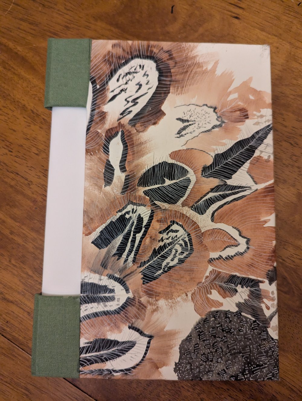 Feathers: Handmade Blank Book