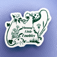 Mommy's Little Enabler Sticker | Happy Ladybug Sticker