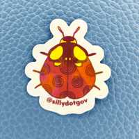 Image 9 of Silly Bug Stickers | Colorful Holographic Stickers