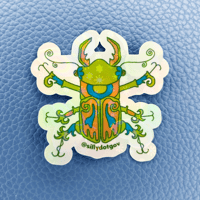Image 7 of Silly Bug Stickers | Colorful Holographic Stickers