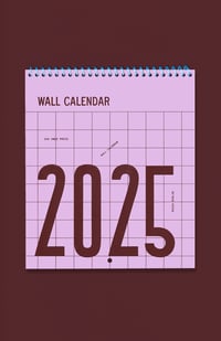 Image 1 of 2025 Wall Calendar