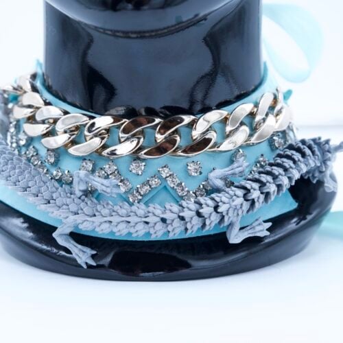 Image of Dragon Bling Ribbon Chain Necklace.