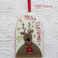 Santa & Friends - Deer PDF Pattern