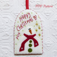 Santa & Friends - Snowman PDF Pattern