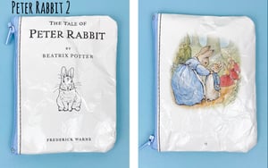 Image of Beatrix Potter Book Page Coin Purses (Peter Rabbit, Jemima Puddleduck, Tom Kitten)