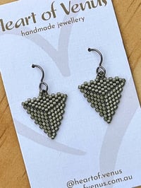 Delica Earrings - Aloe