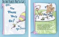 Image 2 of Dr Seuss Book Page Coin Purses (Oh the Places You’ll Go, Cat in the Hat, Green Eggs Ham, Grinch