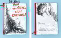 Image 9 of Dr Seuss Book Page Coin Purses (Oh the Places You’ll Go, Cat in the Hat, Green Eggs Ham, Grinch