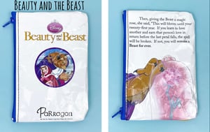 Image of Book Page Coin Purses (Beauty and the Beast, Lion King, Little Mermaid, Secret Garden, Bambi)