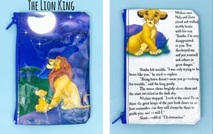 Image of Book Page Coin Purses (Beauty and the Beast, Lion King, Little Mermaid, Secret Garden, Bambi)