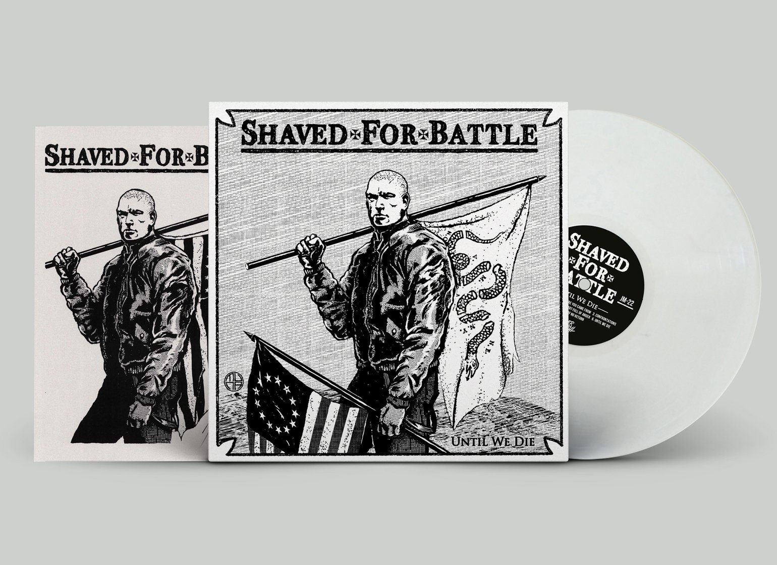 Image of Shaved For Battle 2nd Press LP. [Limited Ed.] White Vinyl Limited to 25 