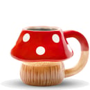 Image 2 of 🍄 Amanita Mushroom Coffee Mug - Ceramic - Polka Dot - Cottagecore