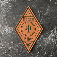 PAGAN ALTAR - CANDLE OFFICIAL LEATHER PATCH