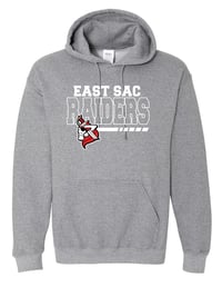 ESC GRAPHITE HEATHER HOODED SWEATSHIRT