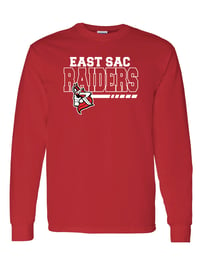 Image 1 of ESC RED LONG SLEEVE T-SHIRT 