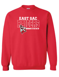 Image 1 of ESC RED CREW SWEATSHIRT