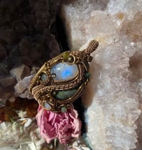 Image 1 of Moonstone and Labradorite with accent tourmaline 