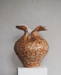AMALFI rust organic vase