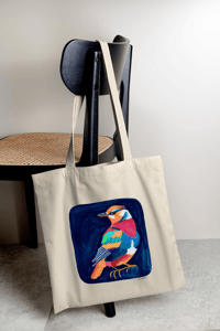 Totebag Oiseau Multicolore