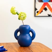 Image 1 of Vase 'OSCAR' Indigo