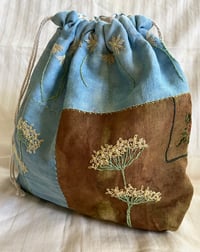 Image 1 of Project bag (brown/blue)