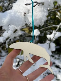 Image 2 of Whale - Wooden Christmas Decoration (Pre-Order)