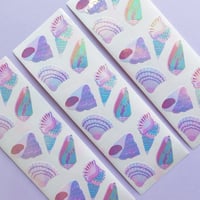Image 1 of sea shells (pastel)
