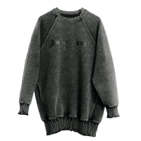 Image 1 of Black washed Aquelarre logo Dress