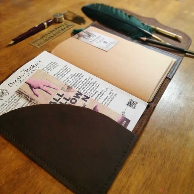 <b>The Dream-Maker's Manifesto</b><BR>Hand-Made Journal