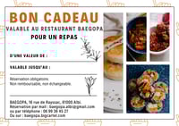 BON CADEAU POUR UN REPAS CORÉEN