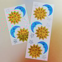 sun, moon & stars