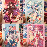 Image 2 of OUTLET Genshin x Pokemon art prints