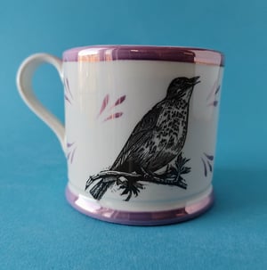 Swallow and nightingale mug