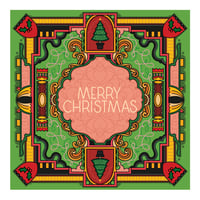 Image 1 of NEW! Christmas Cards 2024 - Merry Christmas - Single Card, Pack of 4, Pack of 8