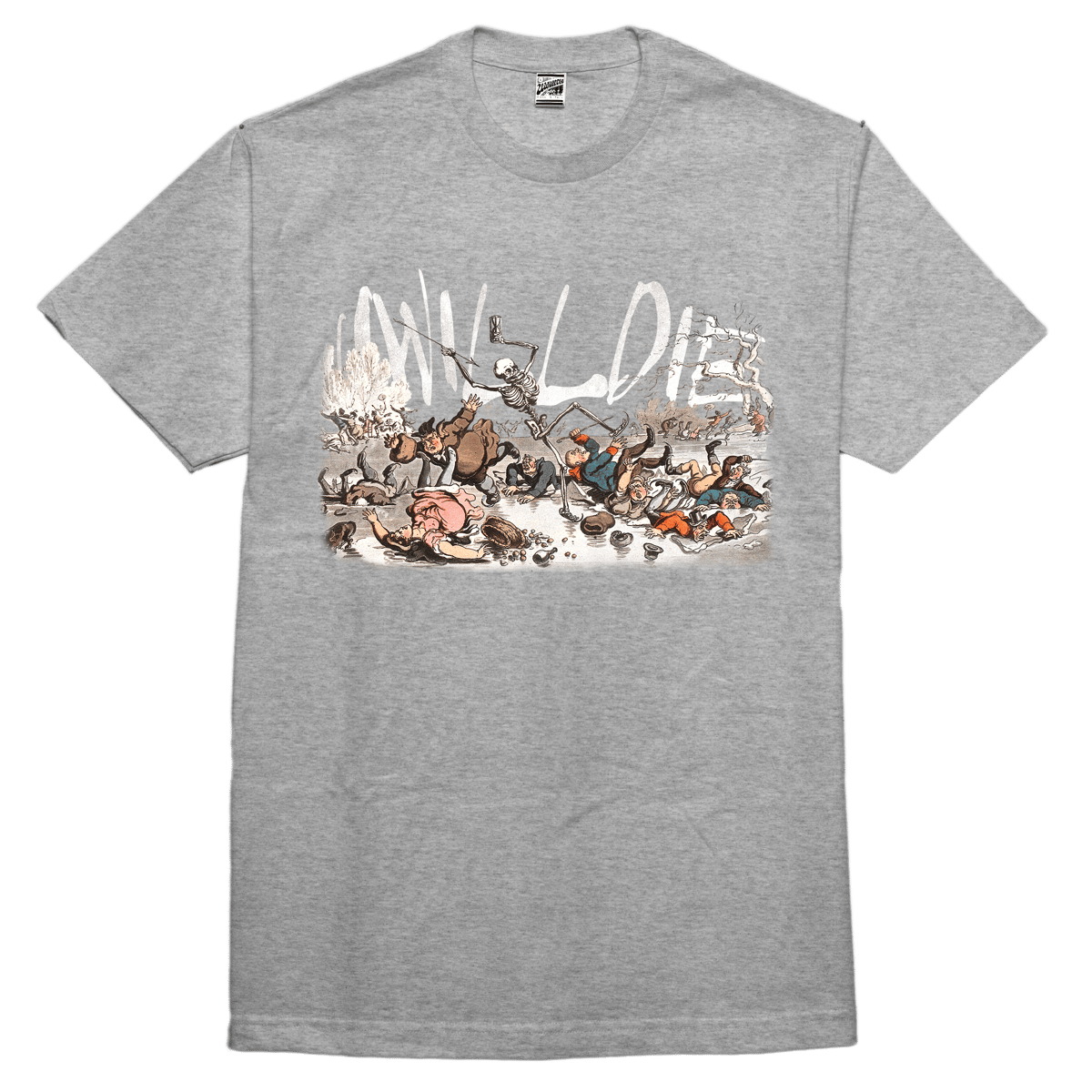 Image of SKATE TEE GREY