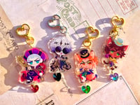 Image 2 of TWST Halloween Guys Heart Jewel Charms 